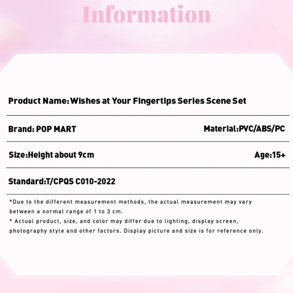 1 pc. POP MART wishes at your fingertips series scene set mystery box - Picture 13 of 15